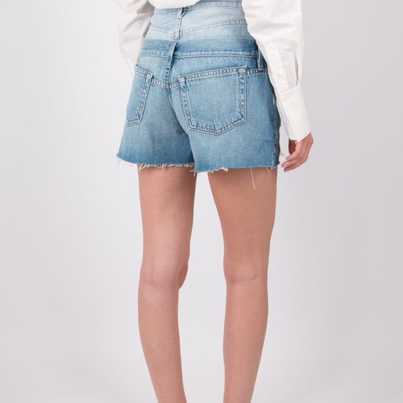 NTW Frame Layered Denim Shorts - Meadow - Size 23 (Runs Big!) - Picture 2 of 9